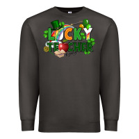 Smoke lucky teacher St. Patricks Day Premium Sweatshirt - FaDigitalArtStudio