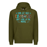 Army Green Some Of Y'alls Cornbread Ain't Done In The Middle Premium Hoodie - CowCowDesign