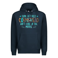 Navy Some Of Y'alls Cornbread Ain't Done In The Middle Premium Hoodie - CowCowDesign
