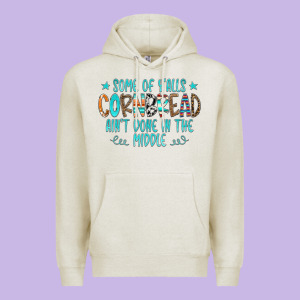 Some Of Y'alls Cornbread Ain't Done In The Middle Premium Hoodie Designed By Cowcowdesign