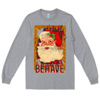 Heather Grey Santa Behave Long Sleeve Tee - Bettercallsaul