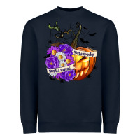 Navy Sorta Sweet Sorta Spooky Heavyweight Sweatshirt - texasbilliewilder