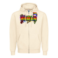 Sandshell We are all human Zipper Hoodie - CowGirlArtShop