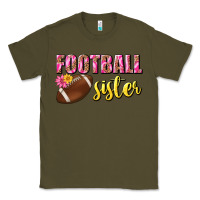 Army Green football sister Classic Tee - BundleAndBundleShop