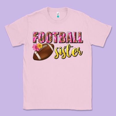 Football Sister Classic Tee Designed By Bundleandbundleshop