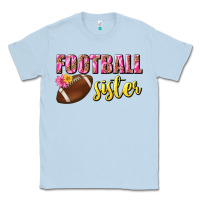 Dusty Blue football sister Classic Tee - BundleAndBundleShop