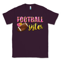 Plum football sister Classic Tee - BundleAndBundleShop