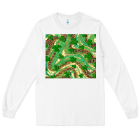 White shamrock leopard Long Sleeve Tee - RanaPortraitStore