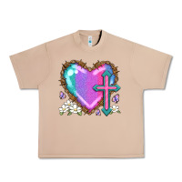 Burro easter cross heart la Urban Heavy Tee - LillyAllenDesigns