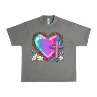 Tornado easter cross heart la Urban Heavy Tee - LillyAllenDesigns
