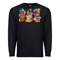Black hippie coffee cups bbs Premium Sweatshirt - BundleAndBundleShop