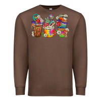 Chestnut hippie coffee cups bbs Premium Sweatshirt - BundleAndBundleShop