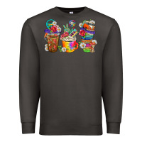 Smoke hippie coffee cups bbs Premium Sweatshirt - BundleAndBundleShop