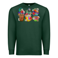 Sports Green hippie coffee cups bbs Premium Sweatshirt - BundleAndBundleShop