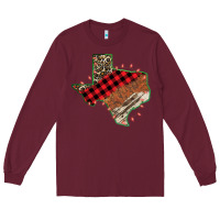 Burgundy christmas texas Long Sleeve Tee - Bettercallsaul