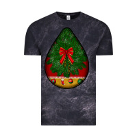 Cloud Black christmas teardrop Vintage Tee - BundleAndBundleShop