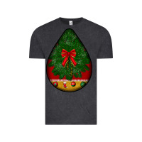 Vintage Black christmas teardrop Vintage Tee - BundleAndBundleShop