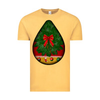 Vintage Mustard christmas teardrop Vintage Tee - BundleAndBundleShop