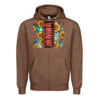 Chestnut Mama Sunflower Zipper Hoodie - CowGirlArtShop
