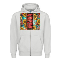 Dove Grey Mama Sunflower Zipper Hoodie - CowGirlArtShop