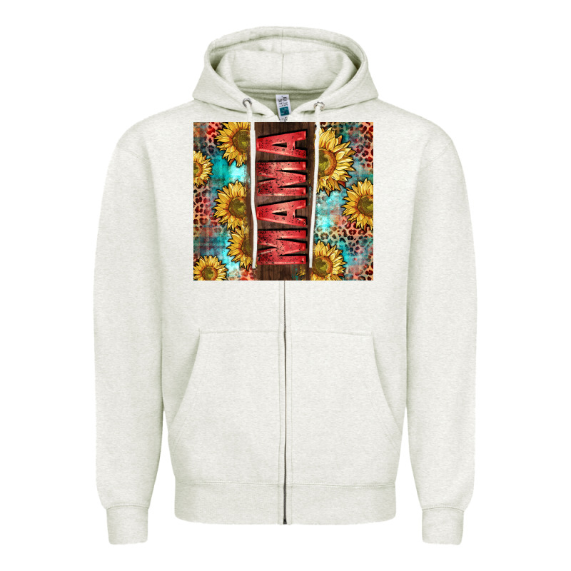 Mama Sunflower Zipper Hoodie by CowGirlArtShop | Teevron