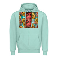 Seafoam Mama Sunflower Zipper Hoodie - CowGirlArtShop