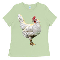 Matcha leghorn chicken Ladies Tee - LillyAllenDesigns