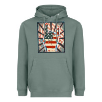 Sage Freedom rock hand Heavyweight Hoodie - FaDigitalArtStudio