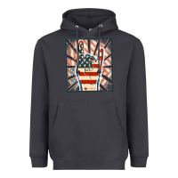 Smoke Freedom rock hand Heavyweight Hoodie - FaDigitalArtStudio