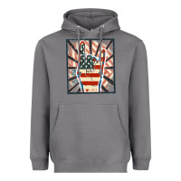 Storm Freedom rock hand Heavyweight Hoodie - FaDigitalArtStudio