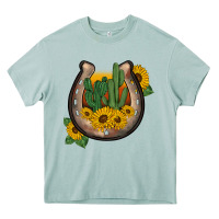 Arona western horseshoe sunflower cactus Heavy Core Tee - BarkalooDesign