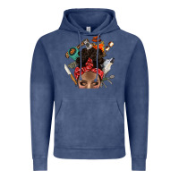Vintage Denim Wild Camping Afro Messy Bbs Vintage Hoodie - BundleAndBundleShop