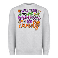 Will Trade Brother For Candy Heavyweight Sweatshirt | Teevron