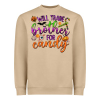 Mushroom Will Trade Brother for Candy Heavyweight Sweatshirt - texasbilliewilder