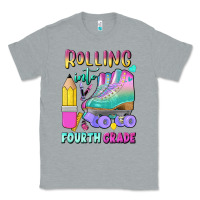 Heather Grey rolling into fourth grade Classic Tee - BundleAndBundleShop