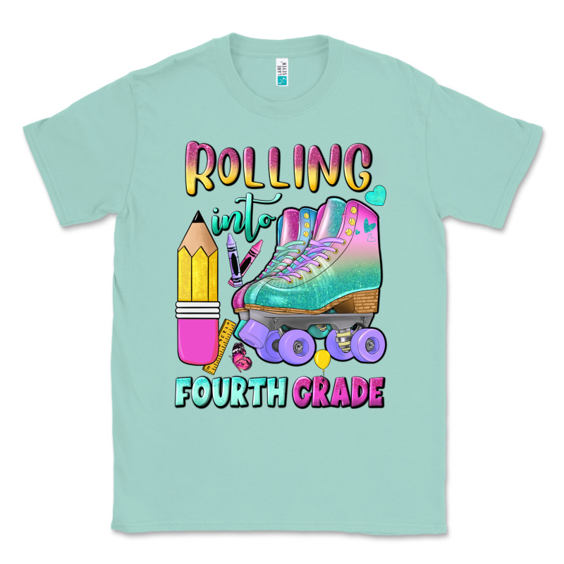 Rolling Into Fourth Grade Classic Tee by BundleAndBundleShop | Teevron