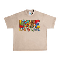 Love Needs No Words Urban Heavy Tee | Teevron