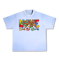 Grape Ice love needs no words Urban Heavy Tee - LillyAllenDesigns