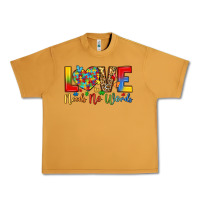 Peanut Butter love needs no words Urban Heavy Tee - LillyAllenDesigns