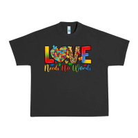 Pigment Black love needs no words Urban Heavy Tee - LillyAllenDesigns