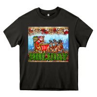 Asphalt holiday and santa. claus Heavy Core Tee - AdoDesignShop