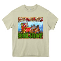 Mossy holiday and santa. claus Heavy Core Tee - AdoDesignShop