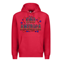 Cardinal 4 july god bless america western Premium Hoodie - CowCowDesign