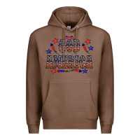 Chestnut 4 july god bless america western Premium Hoodie - CowCowDesign