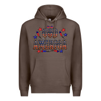 Coffee 4 july god bless america western Premium Hoodie - CowCowDesign