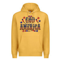 4 July God Bless America Western Premium Hoodie | Teevron