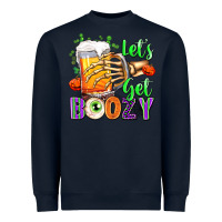 Navy Lets Get Boozy Heavyweight Sweatshirt - texasbilliewilder