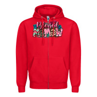 Red Blessed memaw Mother's Day Zipper Hoodie - CowGirlArtShop