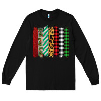 Black christmas brushstrokes Long Sleeve Tee - Bettercallsaul