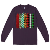 Plum christmas brushstrokes Long Sleeve Tee - Bettercallsaul